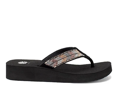 Women's Yellow Box Jaunty Flip-Flops