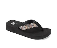 Women's Yellow Box Jaunty Flip-Flops