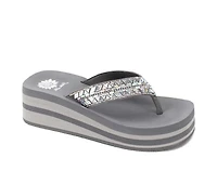 Women's Yellow Box Kaduna Flip-Flops