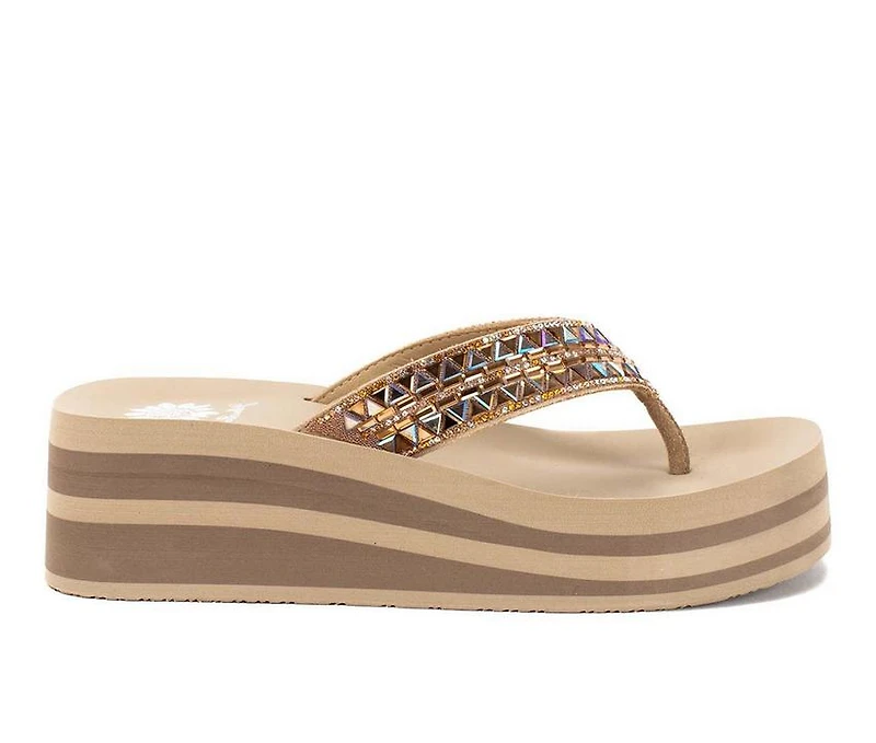 Women's Yellow Box Kaduna Flip-Flops