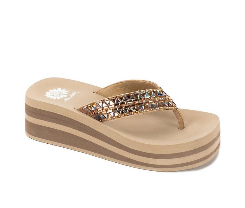 Women's Yellow Box Kaduna Flip-Flops
