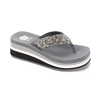 Women's Yellow Box Kania Flip-Flops