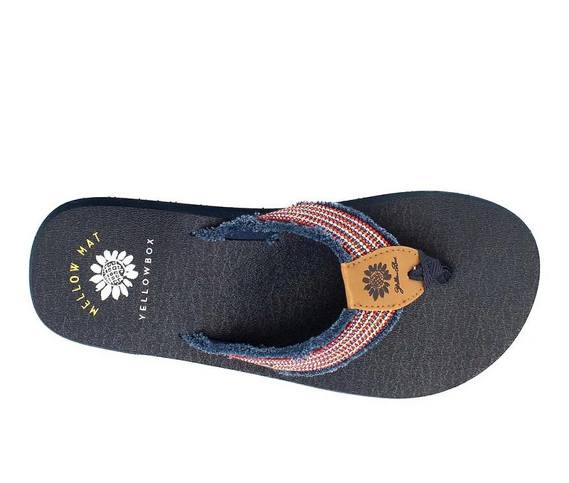 Women's Yellow Box Nolan Flip-Flops