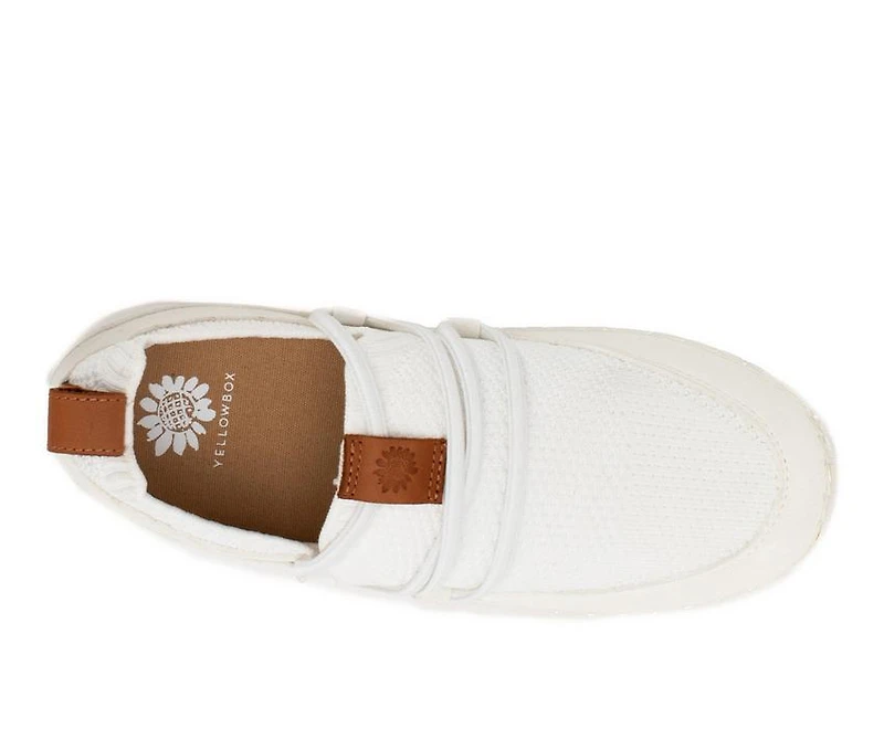 Women's Yellow Box Junior Casual Slip On Sneakers