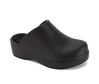 Women's Yellow Box Zippy Platform Clogs