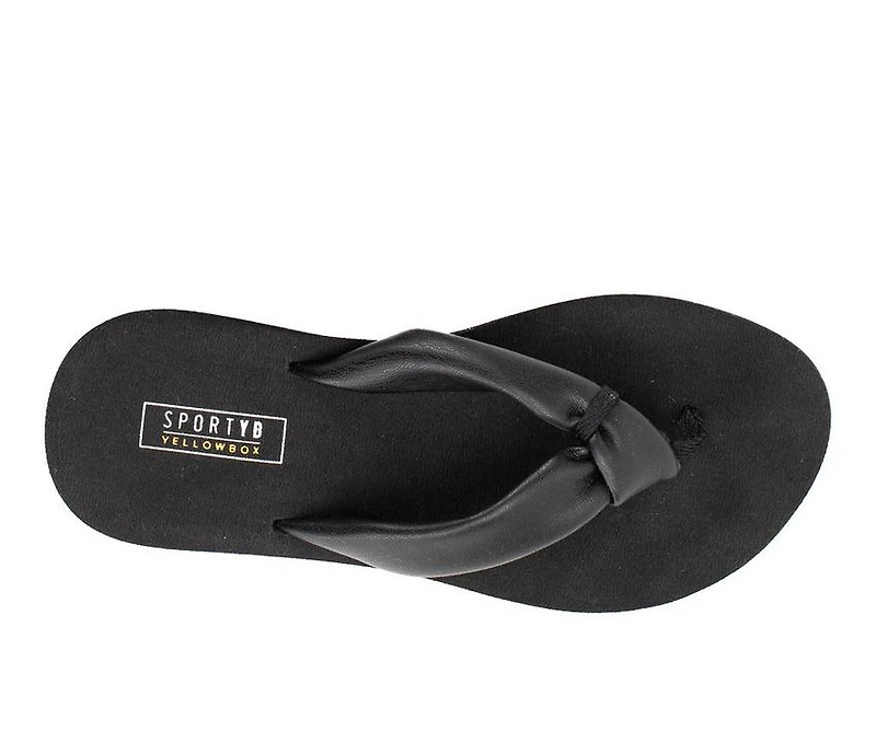 Women's Yellow Box Ravenna Flip-Flops