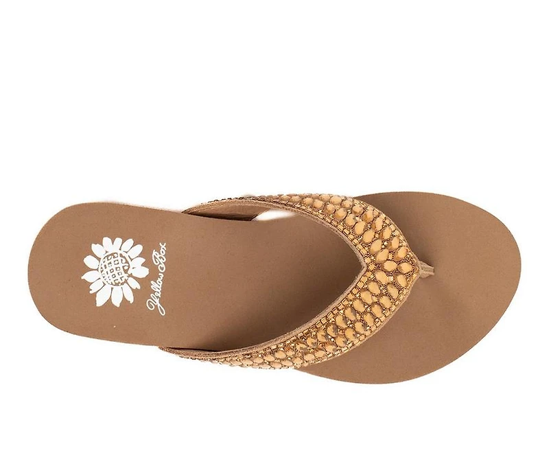 Women's Yellow Box Sana Flip-Flops