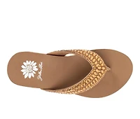 Women's Yellow Box Sana Flip-Flops