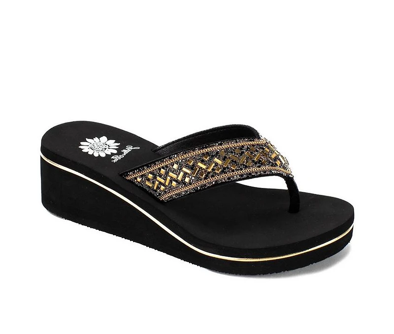 Women's Yellow Box Srida Flip-Flops