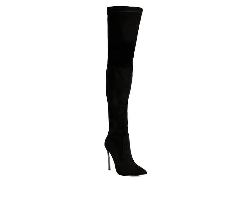 Women's London Rag Jaynetts Over The Knee Stiletto Boots