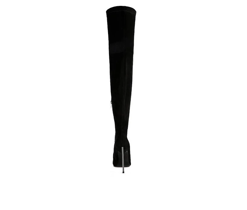 Women's London Rag Jaynetts Over The Knee Stiletto Boots