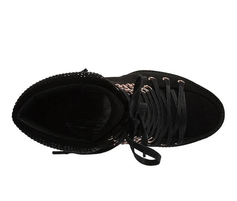 Women's London Rag Birch Heeled Lace Up Boots