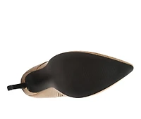 Women's London Rag Knocturn Mid Calf Lace Up Heeled Boots