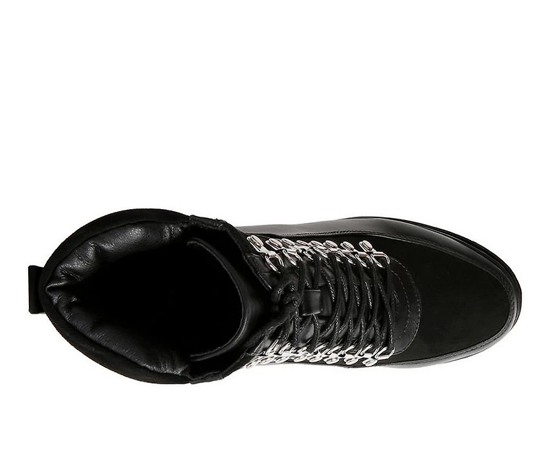 Women's London Rag Beamer Lace Up Platform Boots