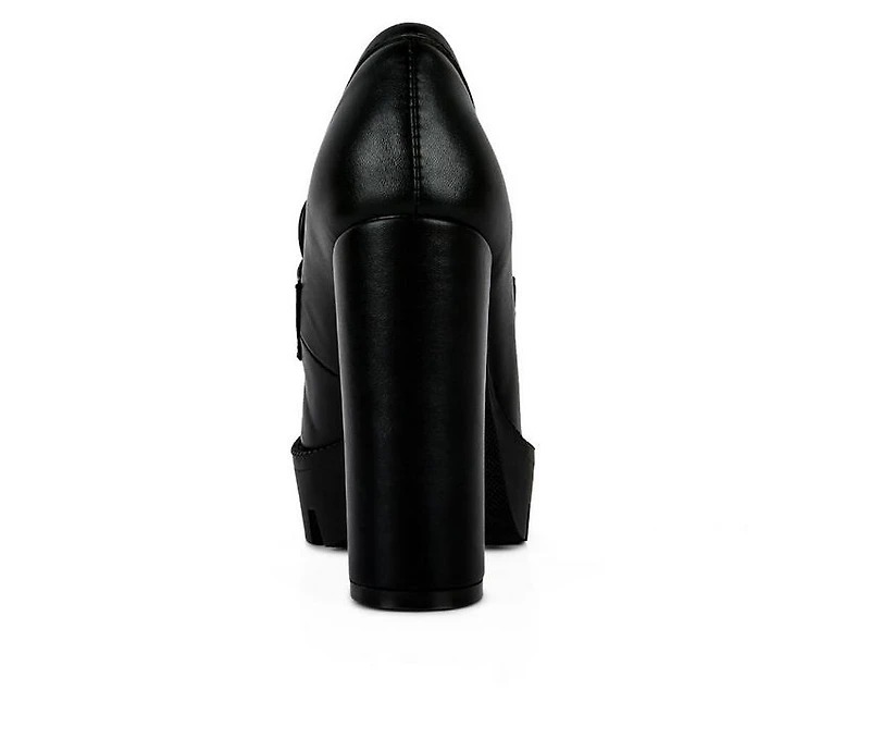 Women's London Rag Y2K High Platform Heeled Loafers