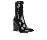 Women's London Rag Pluto Mid Calf Heeled Booties