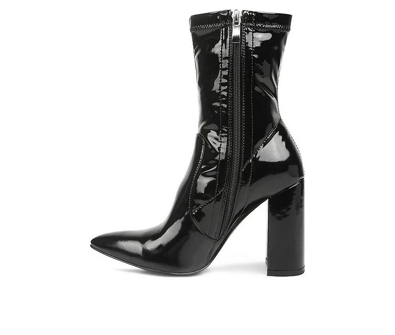 Women's London Rag Pluto Mid Calf Heeled Booties