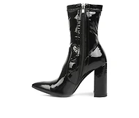 Women's London Rag Pluto Mid Calf Heeled Booties