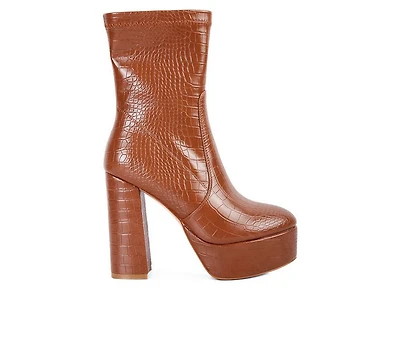 Women's London Rag Big Six Platform Heeled Booties