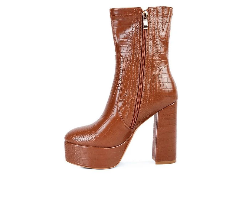 Women's London Rag Big Six Platform Heeled Booties