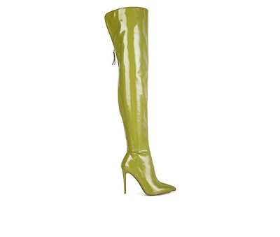 Women's London Rag Eclectic Over The Knee Stiletto Boots
