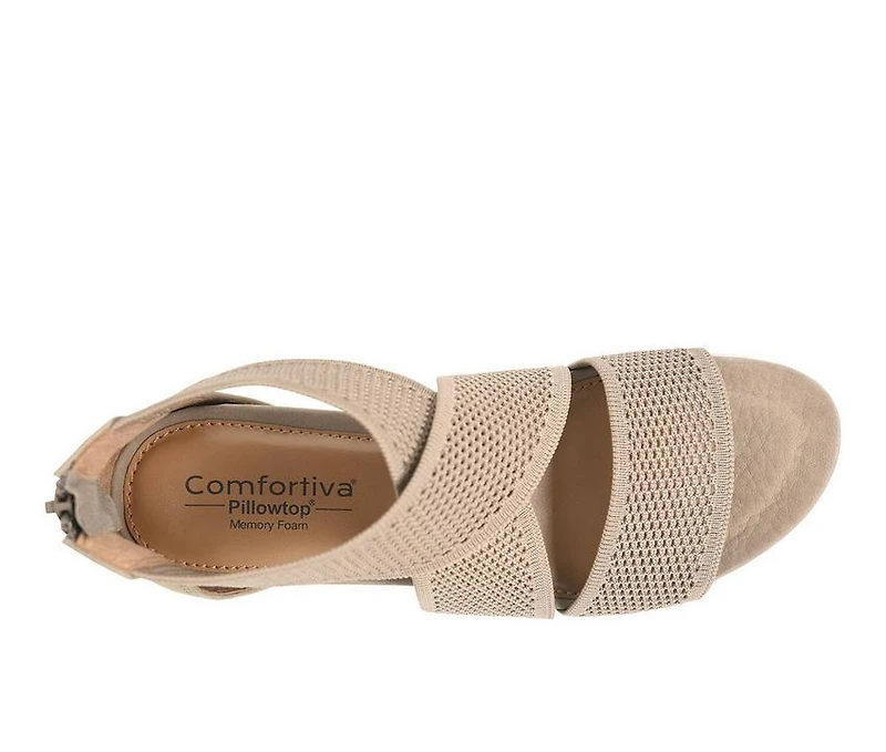 Women's Comfortiva Parrea Low Wedge Sandals