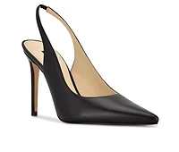 Women's Nine West Feather Slingback Stiletto Pumps