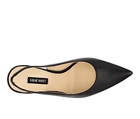 Women's Nine West Feather Slingback Stiletto Pumps