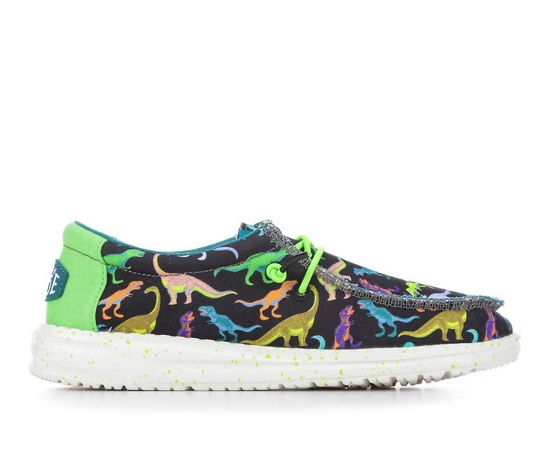 Boys' HEYDUDE Little Kid Wally Youth Dino Casual Shoes