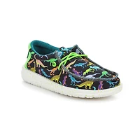 Boys' HEYDUDE Little Kid Wally Youth Dino Casual Shoes