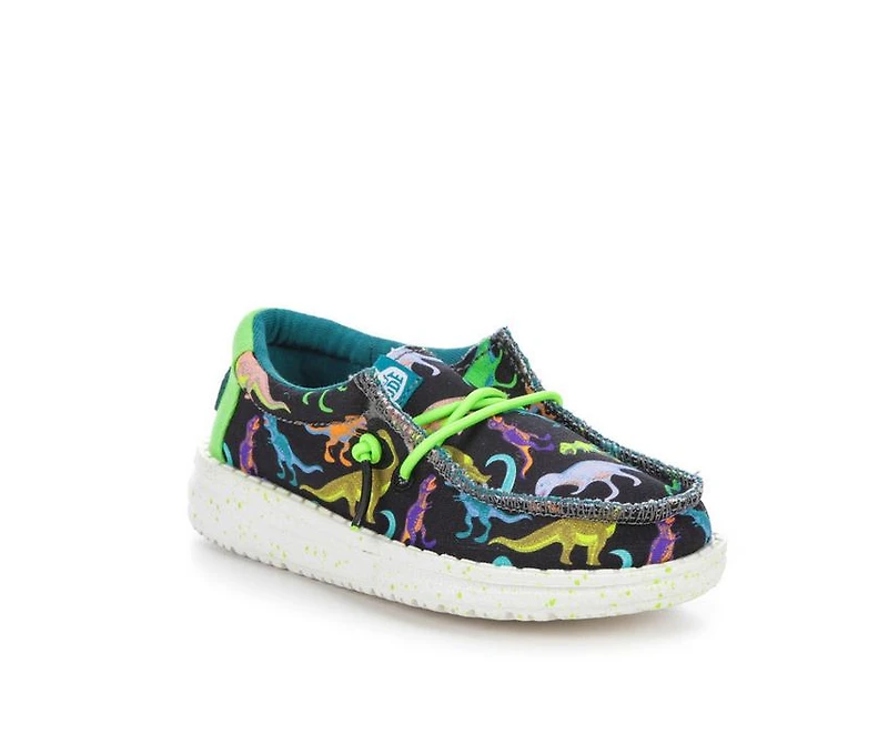Boys' HEYDUDE Toddler Wally Dino Casual Shoes
