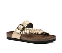 Women's White Mountain Happier Footbed Sandals