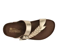Women's White Mountain Happier Footbed Sandals