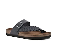 Women's White Mountain Happier Footbed Sandals