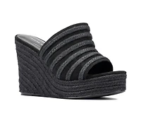 Women's Fashion to Figure Sallie Wide Width Wedges