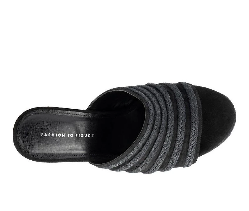 Women's Fashion to Figure Sallie Wide Width Wedges