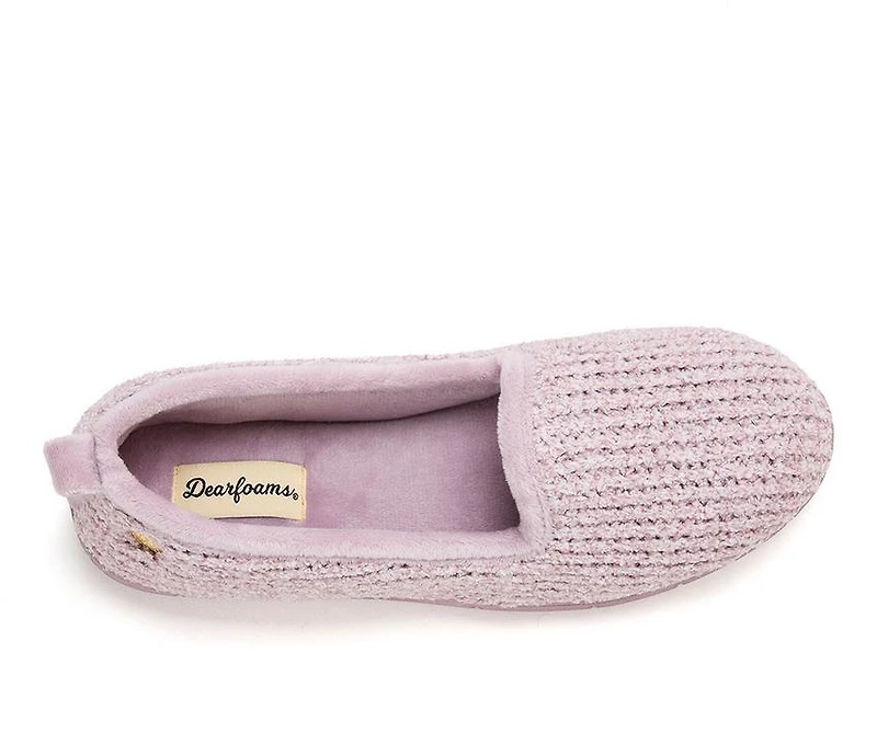 Dearfoams Rachel Marled Closed Back Slippers