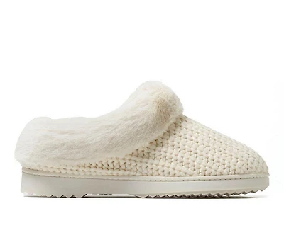 Dearfoams Hannah Festive Knit Clog Slippers