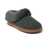 Dearfoams Hannah Festive Knit Clog Slippers