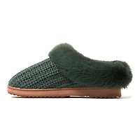 Dearfoams Hannah Festive Knit Clog Slippers