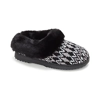 Dearfoams Hannah Festive Knit Clog Slippers