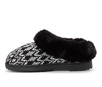 Dearfoams Hannah Festive Knit Clog Slippers