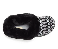 Dearfoams Hannah Festive Knit Clog Slippers
