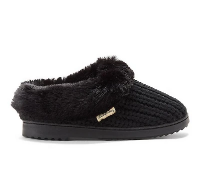 Dearfoams Hannah Festive Knit Clog Slippers