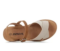 Women's Soda Chester-S Wedge Sandals