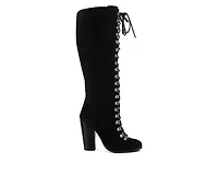 Women's Rag & Co Sleet-Slay Lace Up Knee High Boots
