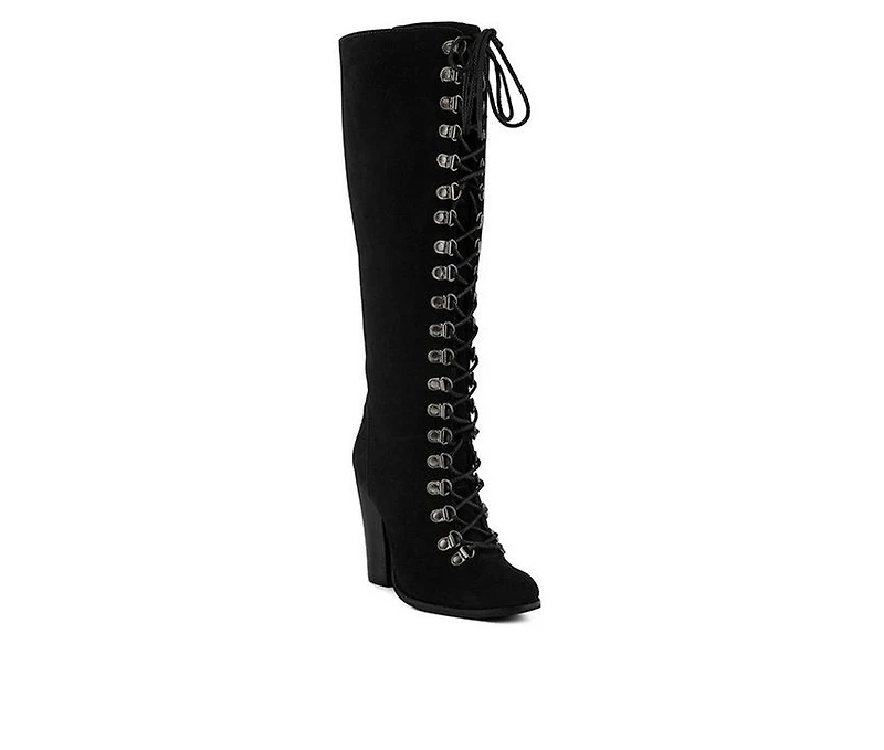 Women's Rag & Co Sleet-Slay Lace Up Knee High Boots