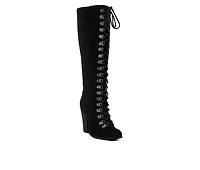 Women's Rag & Co Sleet-Slay Lace Up Knee High Boots