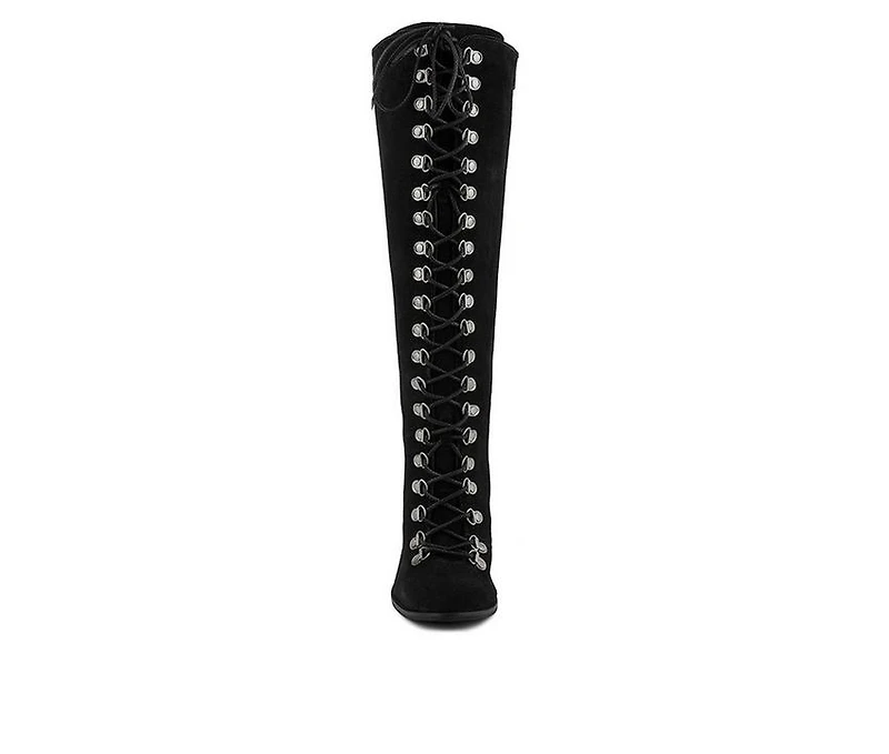 Women's Rag & Co Sleet-Slay Lace Up Knee High Boots