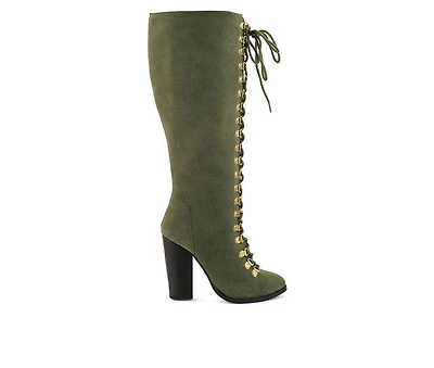 Women's Rag & Co Sleet-Slay Lace Up Knee High Boots